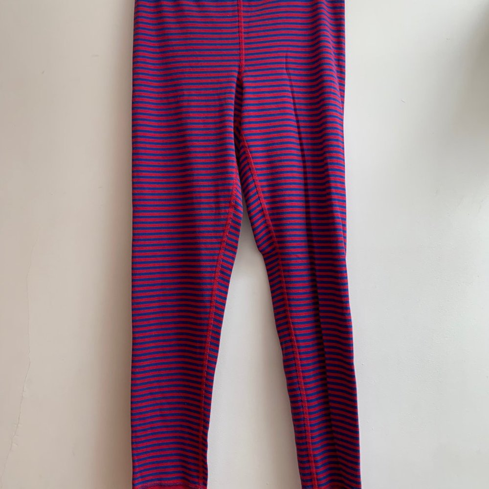 Hanna Andersson Stripped 100% Cotton Leggings Size 160/ Size 14